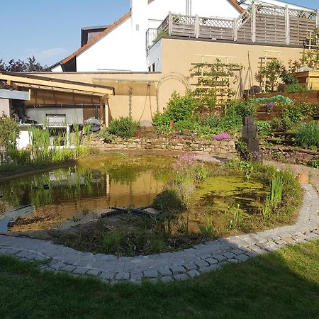 Wohnung Mit Sauna, Garten & Schwimmteich Bietigheim-Bissingen Kültér fotó